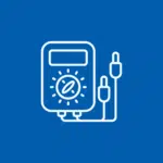 Electrical testing icon