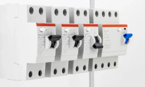Safety switch in a residential switchboard protecting a Gold Coast family home