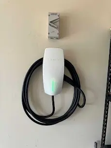 installed EV charger