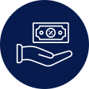 hand holding money symbolizing competitive pricing with text about honest, transparent quotes